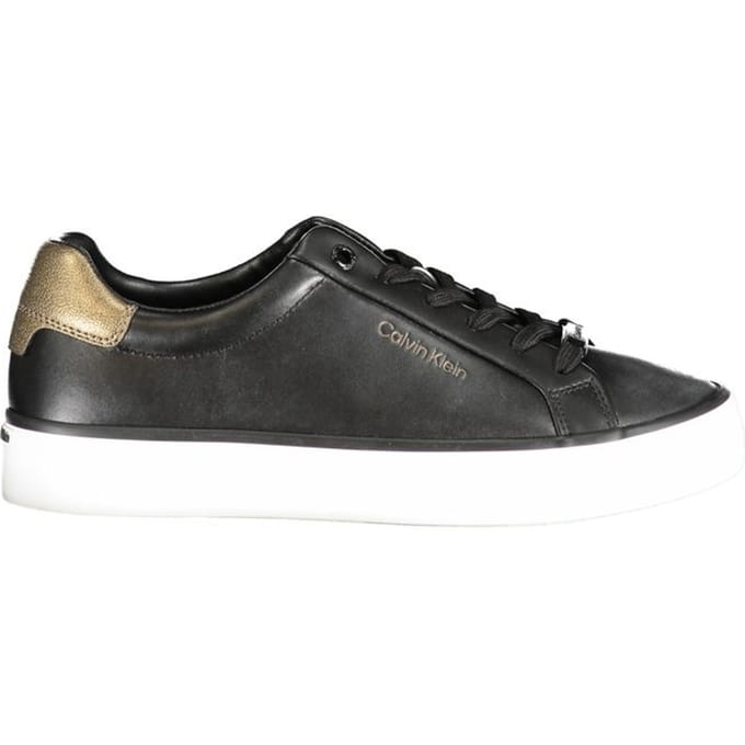 Leona Sneakers Casual Stijl Zwartgoud