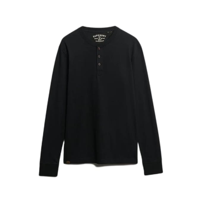 T-shirt met lange mouwen Superdry Classic Essential Grandad