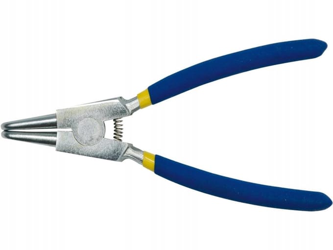 Vorel Seegerringtang Uitwendig Gebogen 180mm Chroom