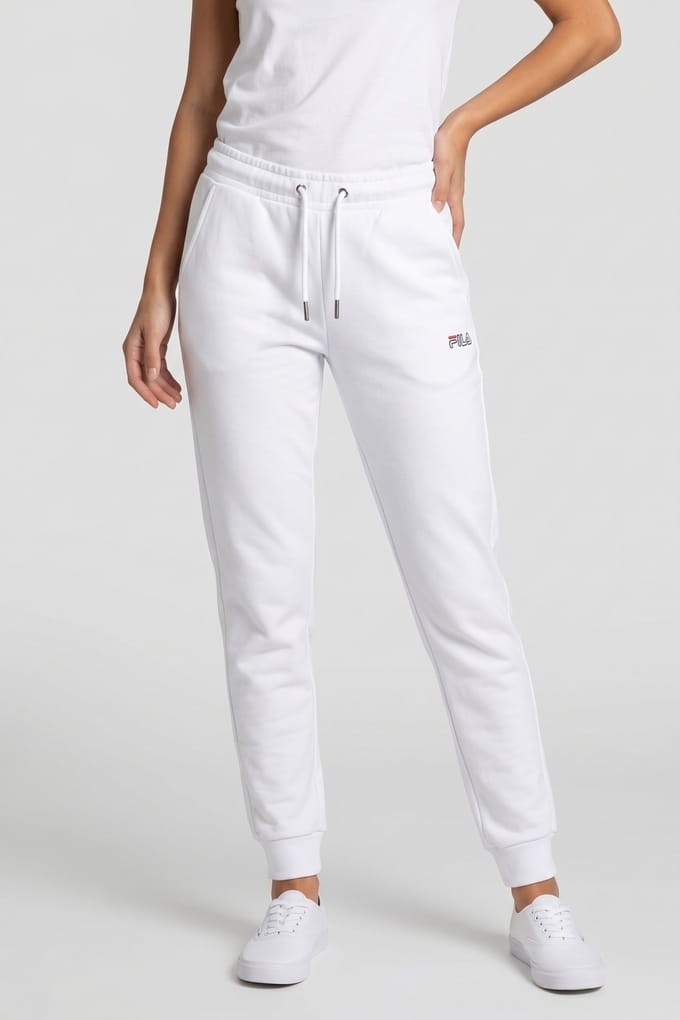 FILA Sabbia Sweat Pants Bright White Größe: S | Jogginghosen Outlet | Damen | Weiß