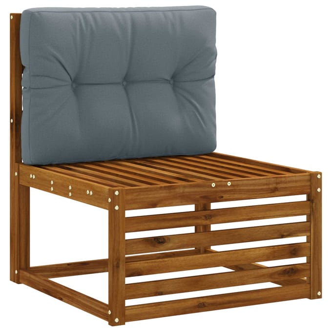 vidaXL - Palletrugkussen - VIANEN - 100% - Polyester - Blauw - 70 - x - 60 - x - 12 - cm