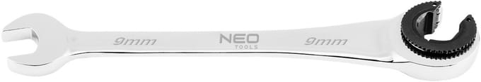 NEO TOOLS - Ringsteeksleutel - 9 mm - 72 Tanden - Chroom CrV