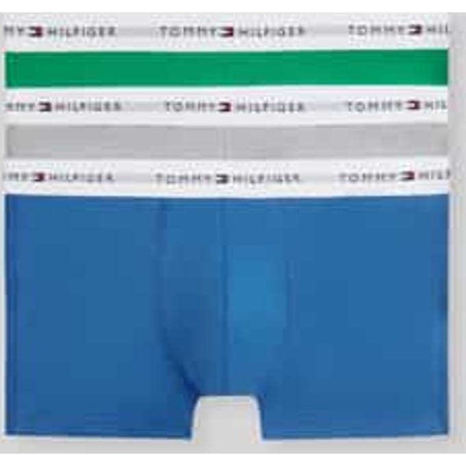 regular fit trunks van katoenmix in set van 3