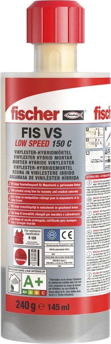 Fischer - Injectiemortel - FIS VS 150 C - koker 145 ml - 45302