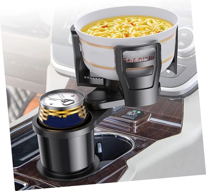 Universele houder Auto 2 in 1 - Auto Drankhouder - Autostoel Organiser - Bekerhouder Auto