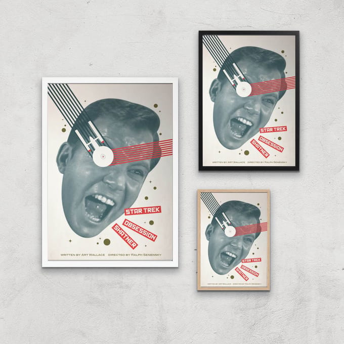 Obsession Shatner Giclee - A3 - Wooden Frame