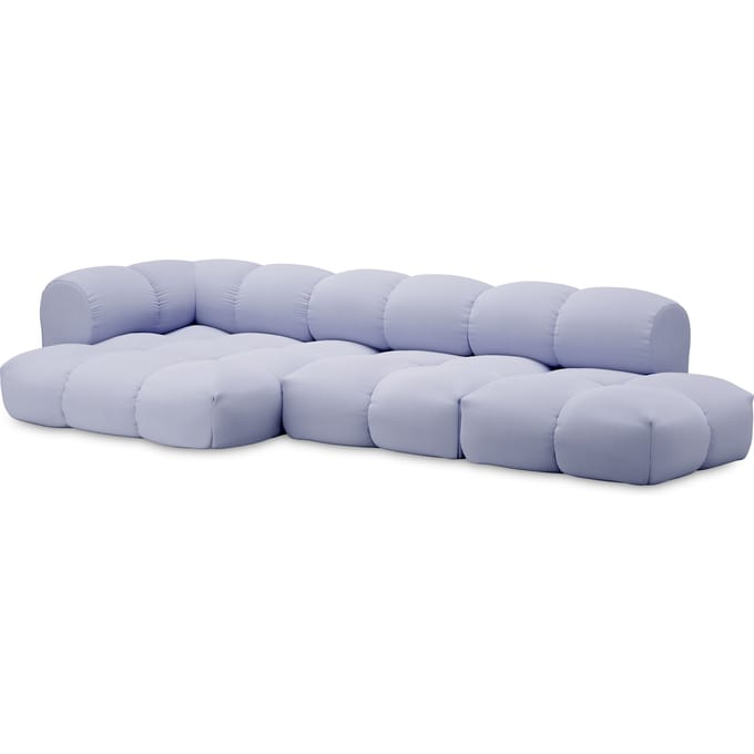 Objekte unserer Tage zander Sofa Design 07 links (4 -zit) - Vidar 0723 lila blauw
