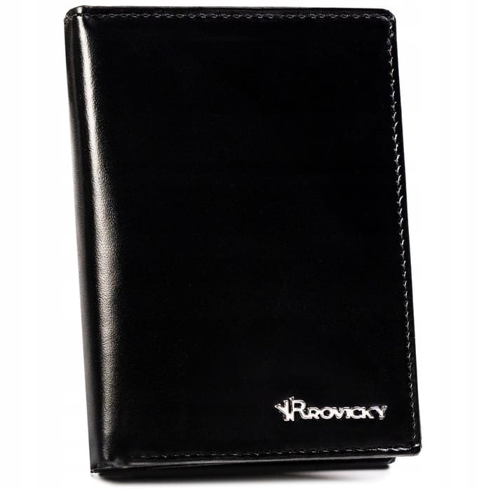 Rovicky Heren Portemonnee Leer Verticaal RFID Blokkerend Cadeauset