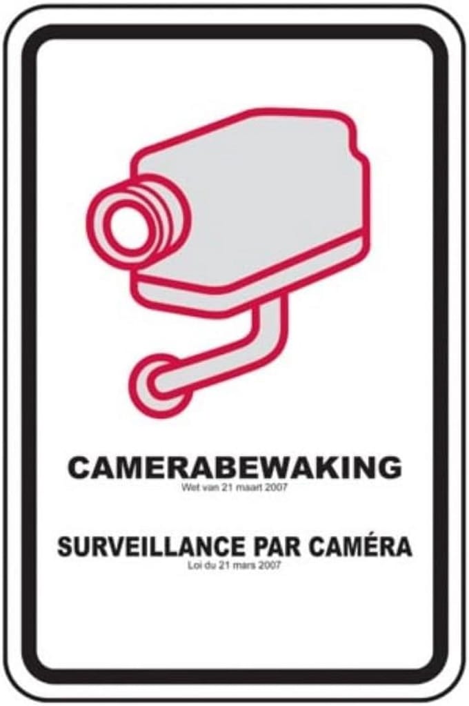 Duidelijk Camerabewakingsbord voor 24/7 Toezicht
