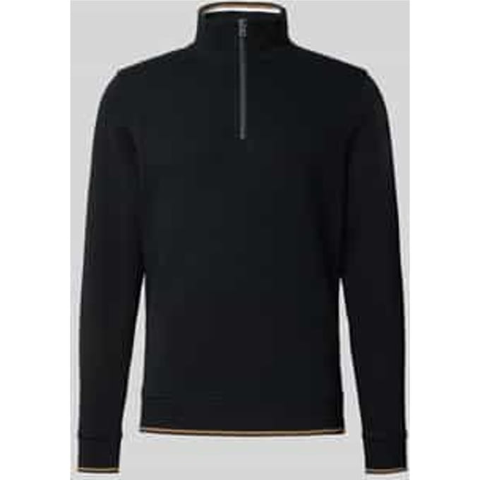 Regular fit schipperstrui met elastische boorden