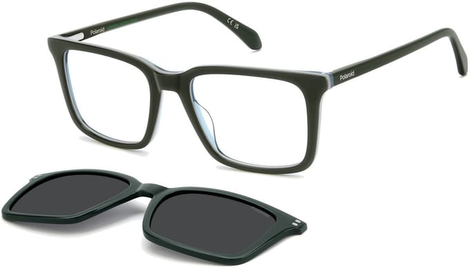 Polaroid PLD D604/C Green 53/19/145 MAN Brilmonturen