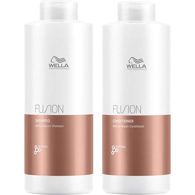 Wella Professionals Fusion Repair Shampoo and Conditioner Super Size Regime Bundle