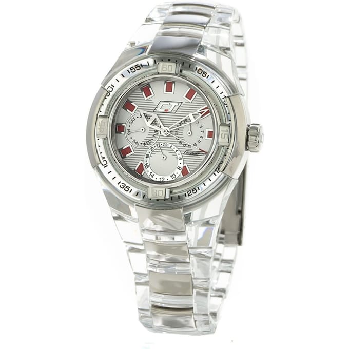 Horloge CHRONOTECH CC7046M-09M. Kwarcowy, Kolor biały. Mężczyzna. gray