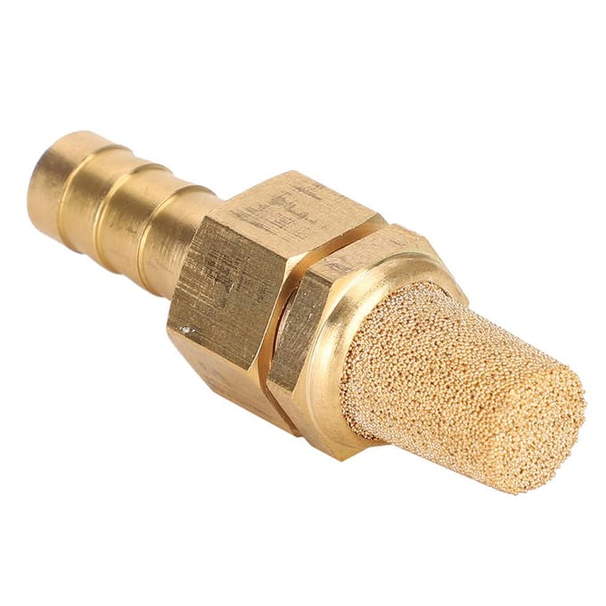 8mm Grès Doré Aquariums Pierres à Bulles Aquarium Pompe Augmentant l'Oxygène Aération Pierre à Air beige