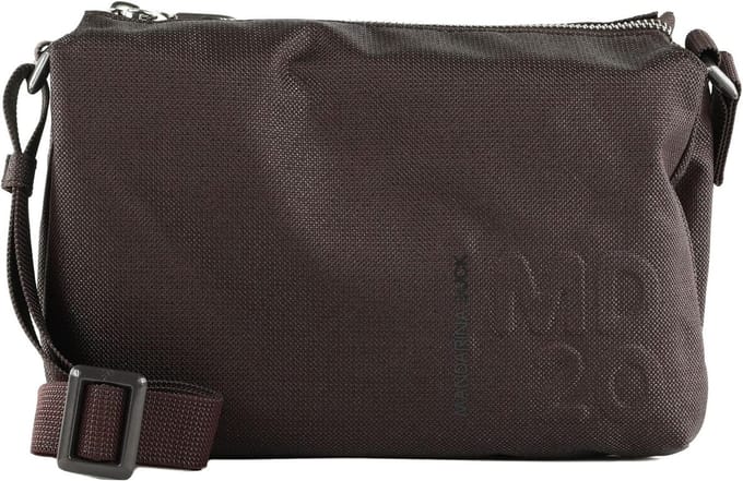 Schoudertas - Kleine tas - Dagelijks gebruik - Verstelbare band - 24 cm breed - Donkerbruin
