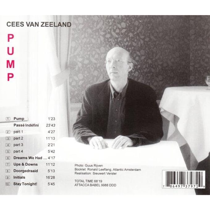 Cees van Zeeland - Orkest de Volhardin - Pump (CD)