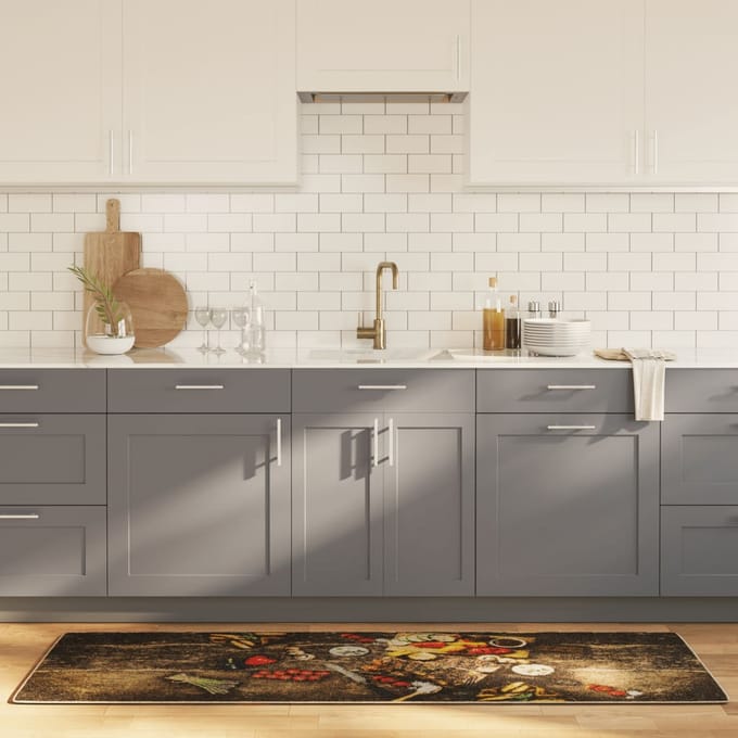 vidaXL - Keukenmat - wasbaar - 60x180 - cm - meerkleurig
