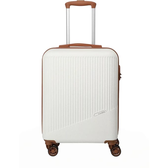 travelite Bali BALI 4w Trolley White / Cognac Wit 56cm