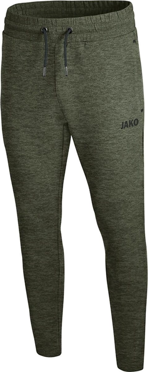 Jako Premium Basics Joggingbroek Heren - Kaki Gemeleerd | Maat: 4XL