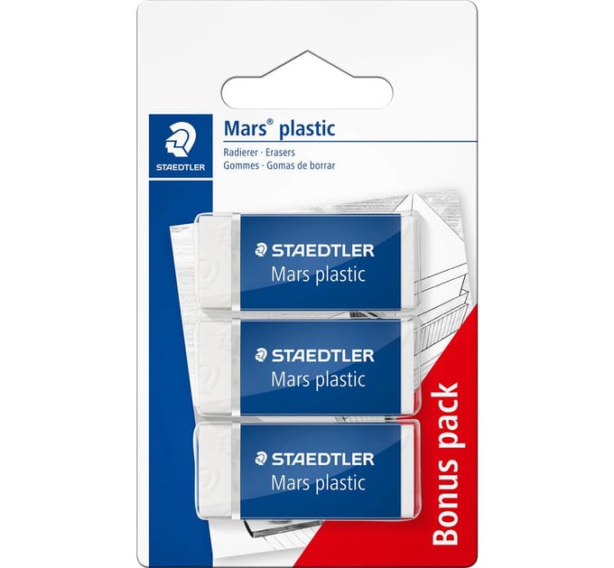Staedtler erasers Mars plastic blister
