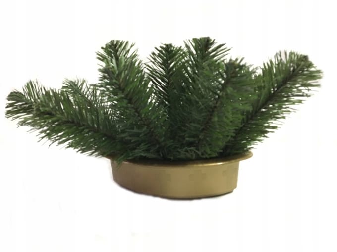 BTS - Groene Bloemstuk Basis - Cement Gevuld - 25 cm