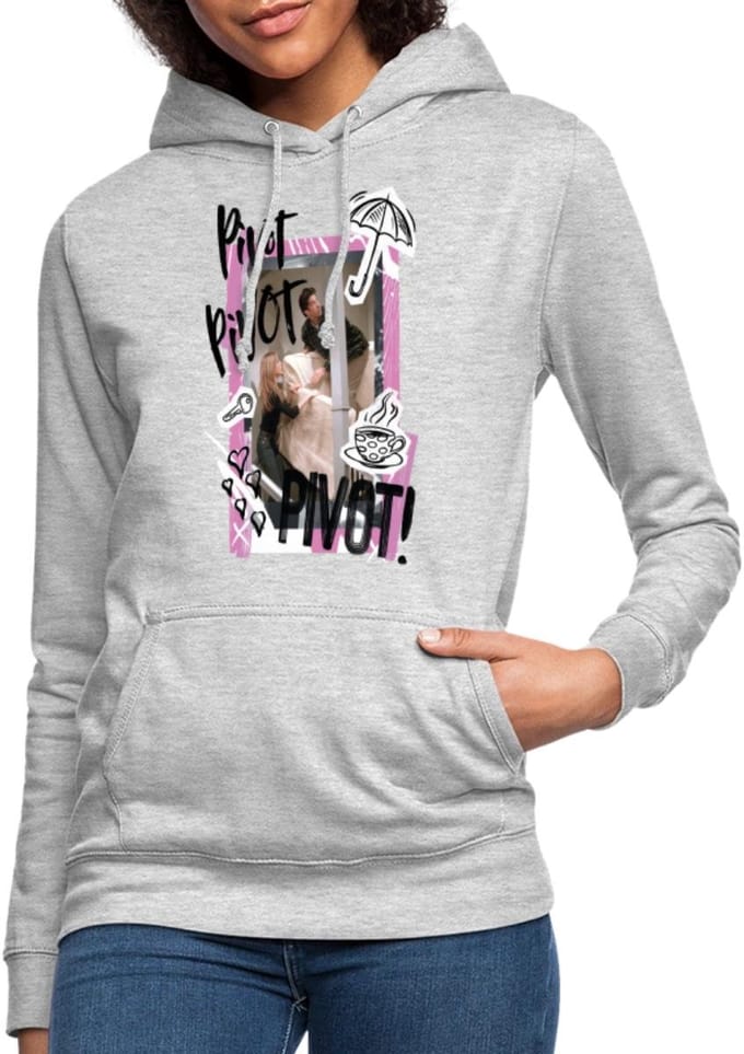 Friends Pivot Rachel Ross Chandler Hoodie Dames