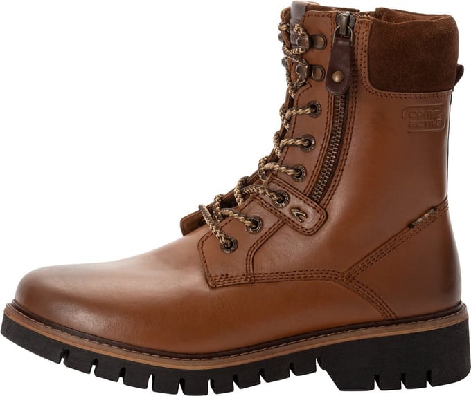 camel active Veterschoen gemaakt van echt nubuckleer - Maat womenswear-38 - Bruin