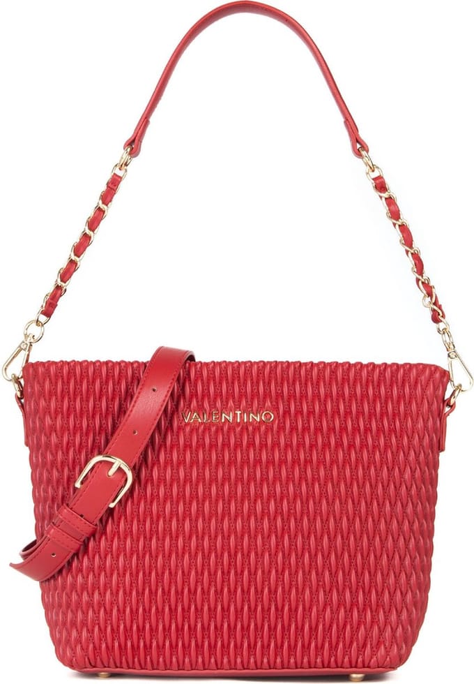 VALENTINO Schoudertas Frequency Re Hobo Bag Rosso Scuro Rood