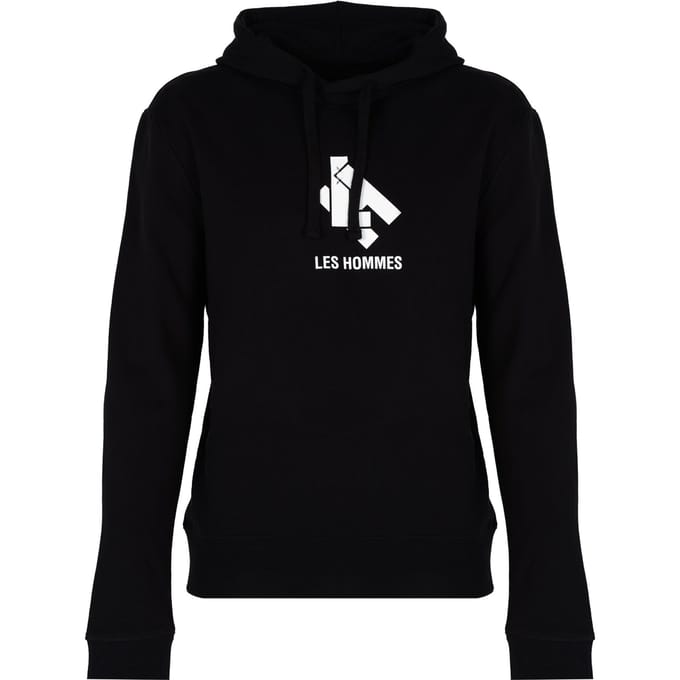 Les Hommes blouse Hoodie LH Mannen zwart