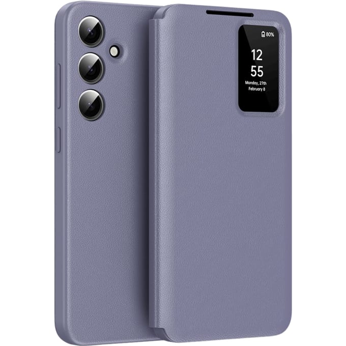 CaseBody Samsung Galaxy S24 Smart Cover Paars