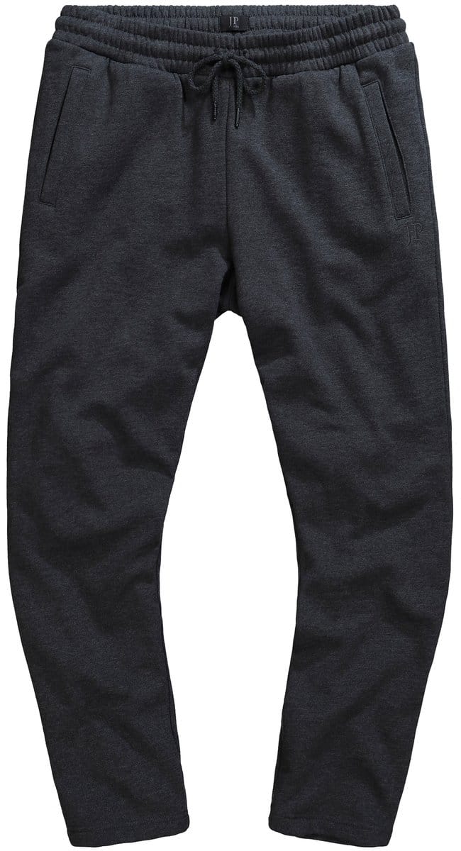 JP 1880 - Heren - Trainingsbroek Buik-Fit thuispak basic OEKO-TEX - Antraciet melange - Maat L