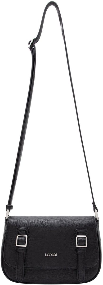 L.CREDI Panja Schoudertas 24 cm - Dames - schwarz
