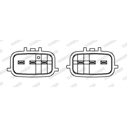 Sensor, smoorkleppenverstelling WAGNER THR00029