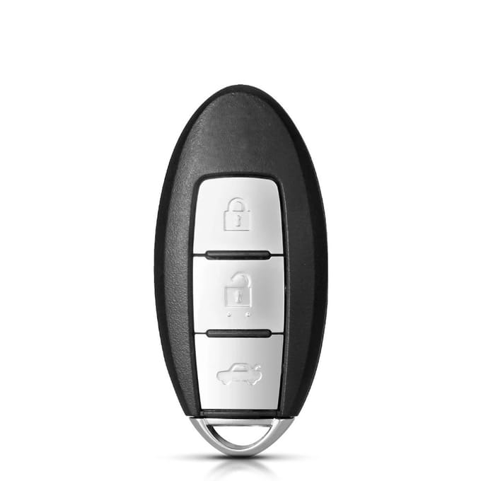 XEOD Autosleutelbehuizing - sleutelbehuizing auto - sleutel - Autosleutel / Geschikt voor: Nissan & Infinity 3 knops