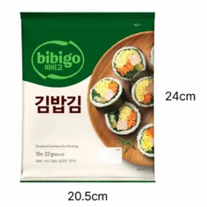 bibigo - kimbap Zeewier 10 Vellen 22G (5 opties) 3PCS