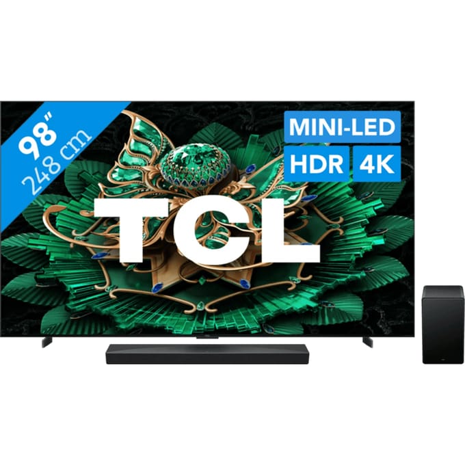 TCL 98" QD Mini-led C71K 4K (2025) + TCL Q65H