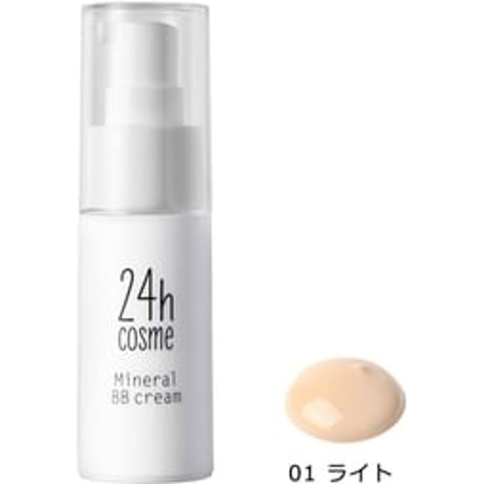 24h cosme - 24h Mineral BB Cream SPF 30 PA+++ 01 Light