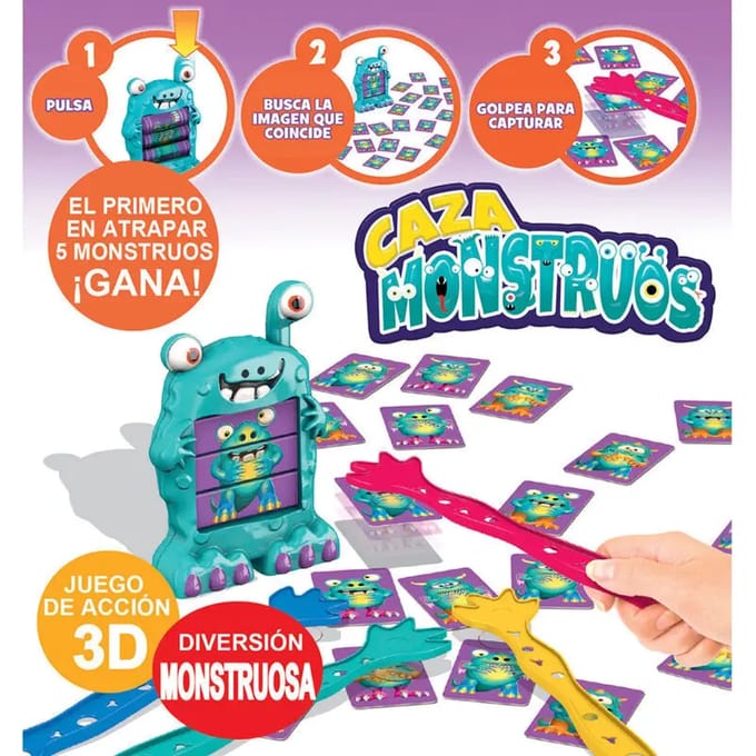 Bordspellen Educa Borras Caza Monstruos