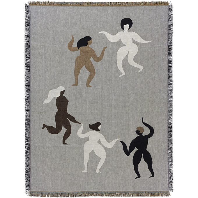 Ferm Living - Free Tapestry Deken - meerkleurig