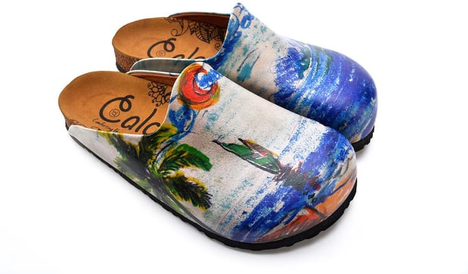 GOBY - Strand - Clogs - Slippers -Hoge kwaliteit - Handmade - Maat 36