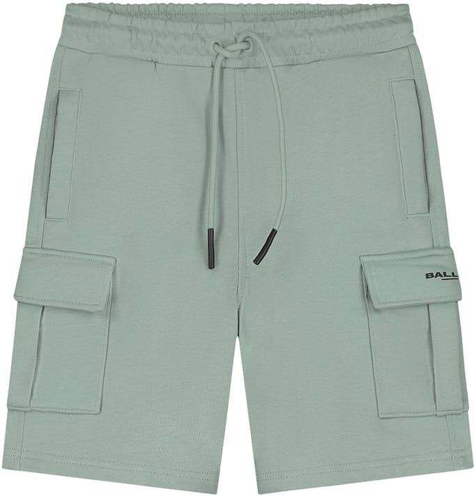 Ballin Amsterdam - Jongens Regular fit Shorts Cargo - Green - Maat 14