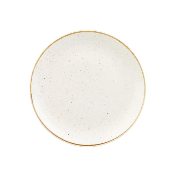 Churchill Stonecast Barley White Coupe Bord (6 stuks)