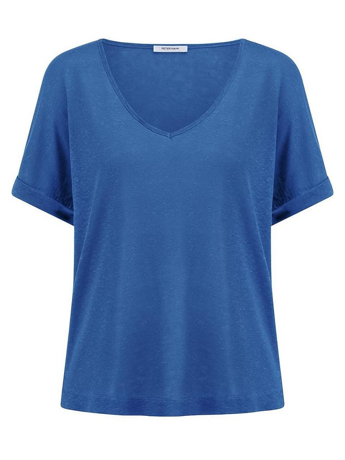 Shirt Van Peter Hahn blauw