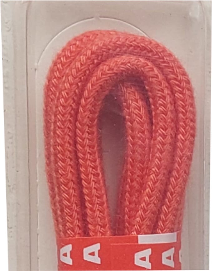 Fama Veter - Licht Rood - Rond - Koord Veters - Lengte 75 cm - Dikte 3 mm - Schoenveter