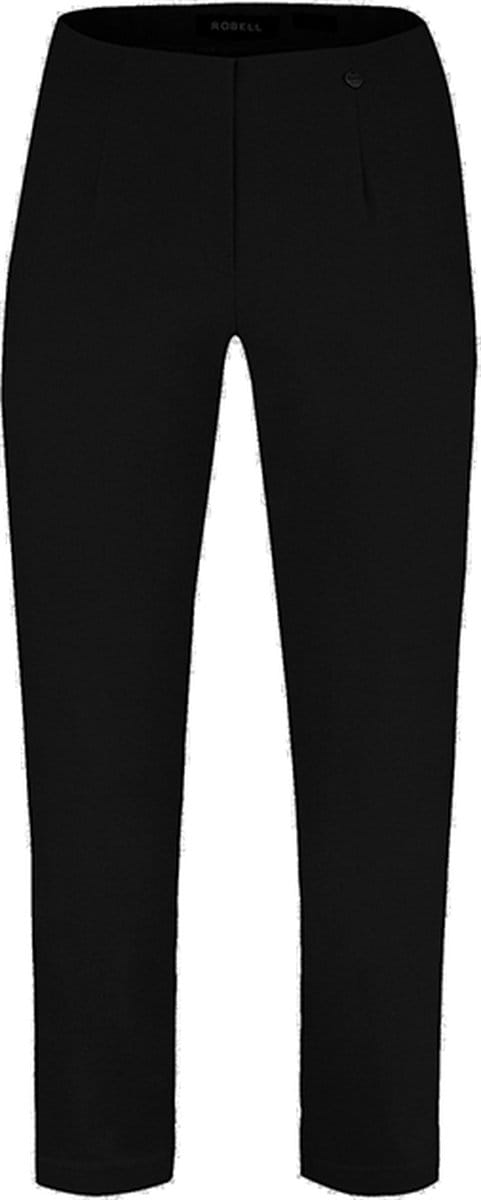 Robell Lena09 Dames Comfort Stretch 7/8 Pantalon - Zwart - Maat48
