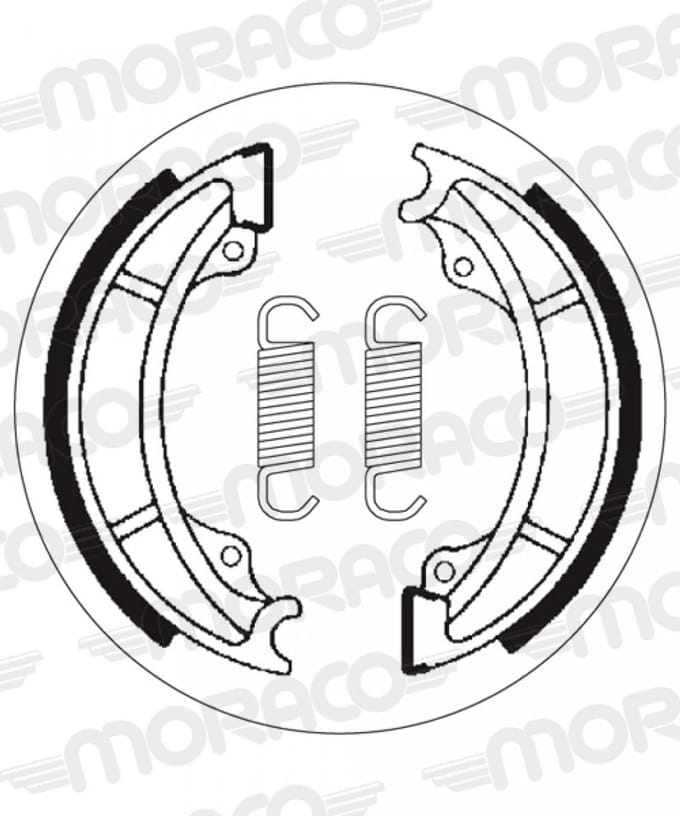 Remschoenen SBS voor Motor KTM 125 MX 1985 2122 Nieuw