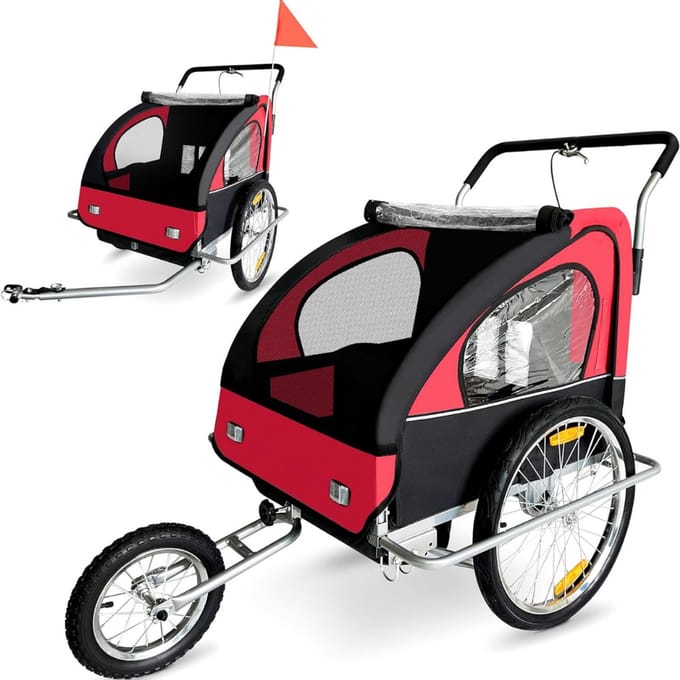 Fietskar Voor Kinderen - Kinderfietskar - Kinderbuggy
