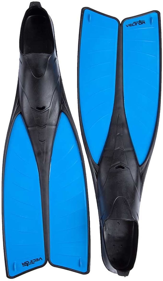 Madwave Vector Zwemvliezen Blauw,Zwart EU 31-32
