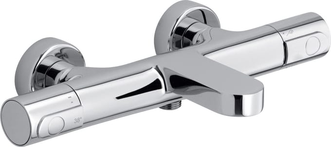 Plieger Milano Badthermostaat - Thermostatisch - Chroom - 150mm