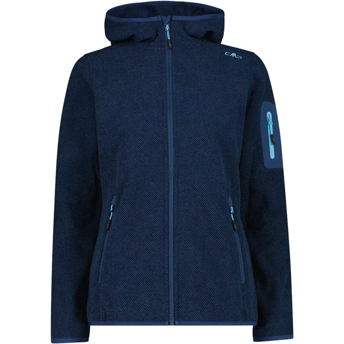 Dames fleece met capuchon CMP